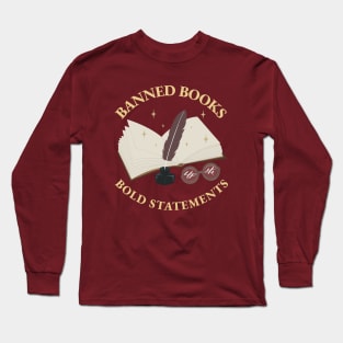 Banned Books Bold Statements Long Sleeve T-Shirt